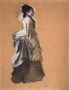 Edgar Degas Young Woman Street Costume china oil painting reproduction